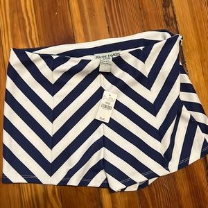 NWT Wet Seal Blue & White Shorts, Large